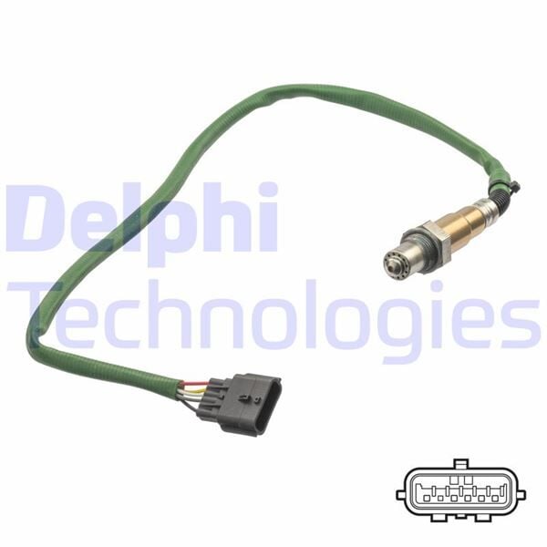 DELPHI ES21080-12B1 OKSİJEN SENSÖRÜ ÖN KATALİZÖR GİRİŞ CLIO IV 12> CAPTUR 13> FLUENCE 15> MEGANE IV 15> SANDERO II 15> LOGAN MCV II 15> LODGY 15> DUSTER 15>18 DOKKER 16> 0.9 TCe 1.6 SCe - Görsel 1