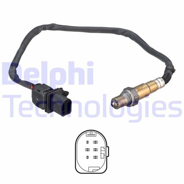 DELPHI ES21197-12B1 OKSIJEN SENSÖRÜ FIAT EGEA-PUNTO-GRANDE PUNTO-DOBLO-500L-500X-BRAVO ALFA ROMEO GIULIETTA 1.6 MTJD Euro6 - Görsel 1