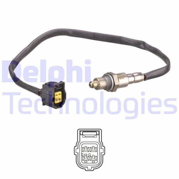 DELPHI ES21202-12B1 OKSIJEN SENSORU KAT. ONCESI MERCEDES M274 W204 S204 C204 W205 S205 W212 C207 A207 X204 R172 - Görsel 1