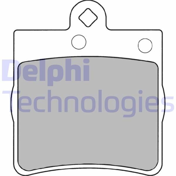 DELPHI LP1403 FREN BALATASI ARKA MERCEDES W202 S202 W203 CL203 W210 R170 R171 - Görsel 1