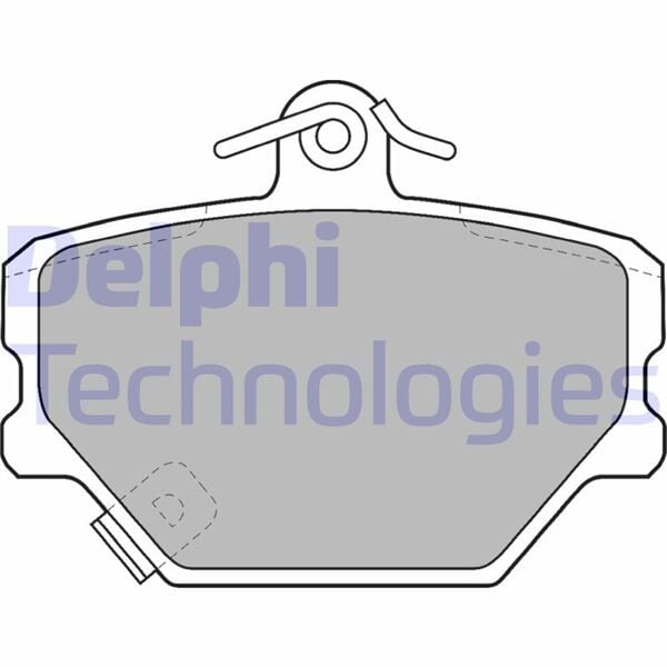 DELPHI LP1465 FREN BALATASI ON SMART FORTWO Coupe 451 ROADSTER Coupe 452 CABRIO 450 CITY-COUPE 450 - Görsel 1