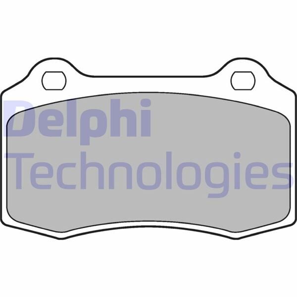 DELPHI LP1700 ARKA BALATA P208 12 16GTİ 13 > DS3 10 > VOLVO S60 I R 2.5T 03-10 V70 II 03-10 S-YTPE XJ 02-09 - Görsel 1