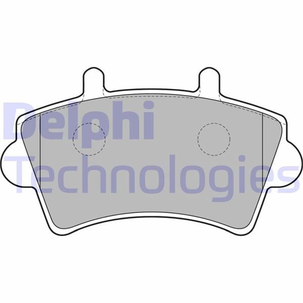 DELPHI LP1746 ÖN BALATA MASTER MOVANO II III 01 > NISSAN INTERSTAR 02> 402993 - Görsel 1