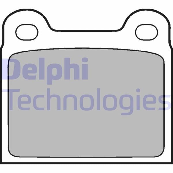 DELPHI LP18 FREN BALATASI ARKA MERCEDES W114 W115 W116 W126 W123 W463 - Görsel 1