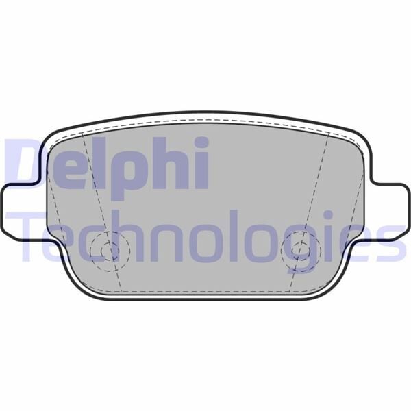 DELPHI LP1969 FREN BALATASI ARKA FORD-LAND ROVER-VOLVO MONDEO-GALAXY-SMAX-FREELANDER-S60 07> VO S80 II 06> S80 07> V70 06> V70 07> XC70 06> . LAND ROVER FREELANDER II L359 - Görsel 1