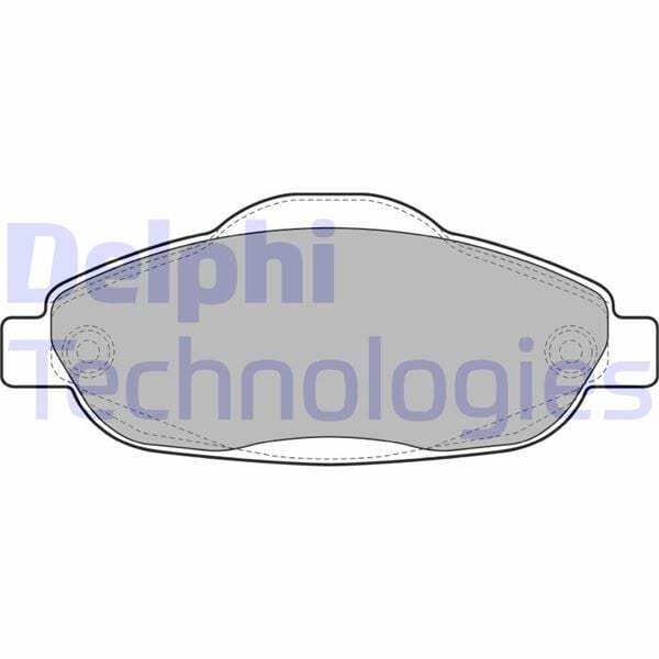 DELPHI LP2070 ÖN BALATA P308 1.4 1.6 HDİ 2.0 HDİ 07> P308 SW 07> P308 CC 1.6 HDİ 09> P3008 13> 1.6 HDI-VTI - Görsel 1