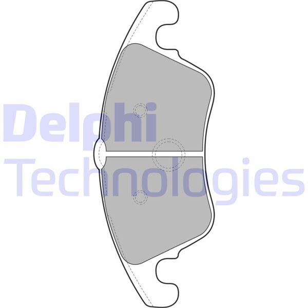 DELPHI LP2099 FREN BALATASI ON MERCEDES W204 S204 C204 C218 W212 C207 - Görsel 1