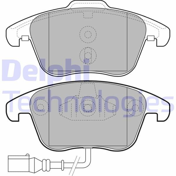 DELPHI LP2110 ÖN BALATA TIGUAN-Q3 10 > GDB1762 - Görsel 1