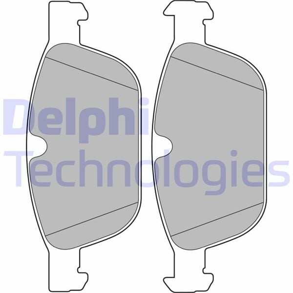 DELPHI LP2140 ÖN BALATA VOLVO XC60 D3 2008-2017 D4 12-17 D5 08-15 T5 2010-1207 T6 2008-2017 156 - Görsel 1
