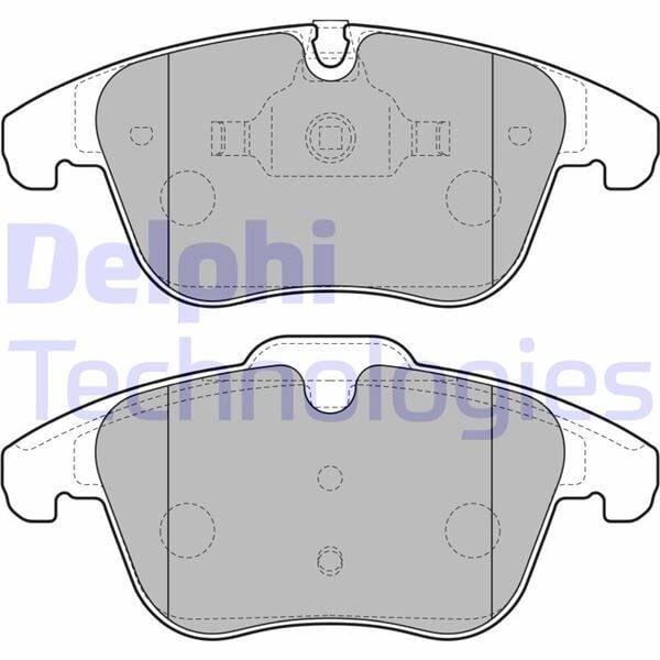 DELPHI LP2165 ÖN FREN BALATASI FİŞLİ P407 04>10 2.0 HDI P508 10>18 C5 1.6 1.8 2.0 1.6 HDI-2.0 HDI 08>16 - Görsel 1