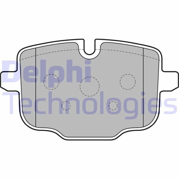 DELPHI LP2246 FREN BALATASI ARKA BMW G20 G80 G28 G22 G82 F10 F11 F12 F13 F06 G32 G01 F97 G08 G02 F98 - Görsel 1