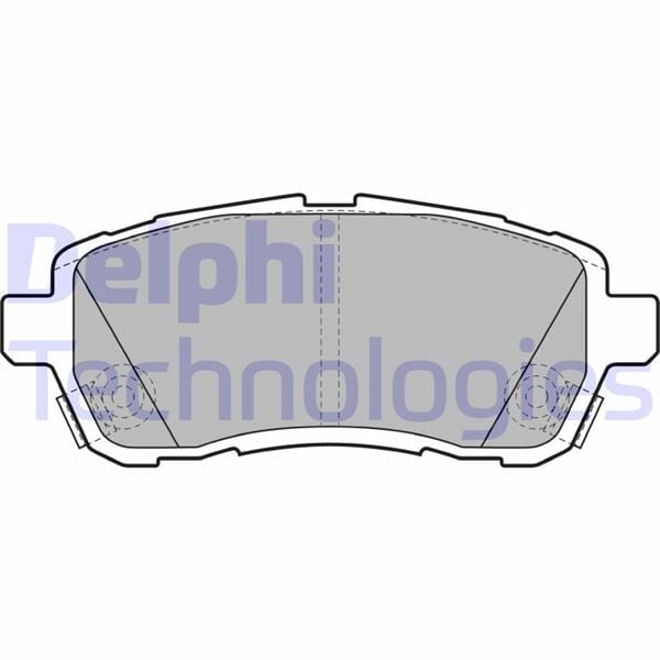 DELPHI LP2306 ÖN BALATA FIESTA VI 1.4-1.4TDCİ 1.6 TDCI 08 >SWIFT 10 > JUSTY 07 > MAZDA II 07 > SIRION 08 > - Görsel 1