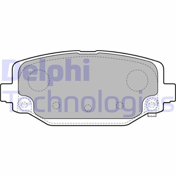 DELPHI LP2499 ARKA FREN BALATASI FIAT FREEMONT 11>15 LANCIA VOYAGER MPV 11>14 DODGE JOURNEY 11> - Görsel 1