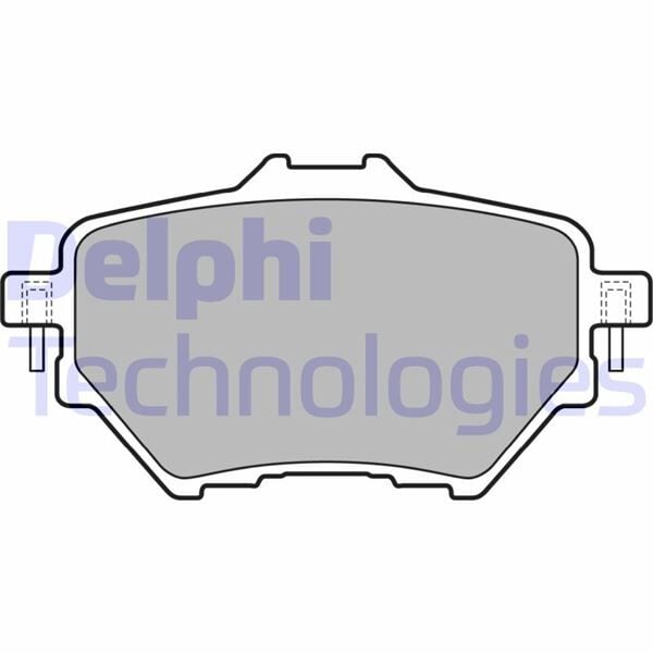 DELPHI LP2505 ARKA FREN BALATASI ASTRA L 21> COMBO E 18> GRANDLAND 17> MOKKA e 20> C4 18> C4 e 22> BERLINGO 18> PARTNER 18> RIFTER 18> 508 18> 308 II-III 13> 3008 16> 408 22> DS4 II 21> 268mm / PROACE CITY 21> - Görsel 1