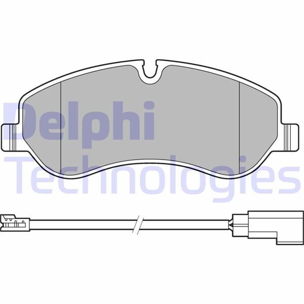 DELPHI LP2661 ÖN BALATA FORD TRANSIT V363 14> -TRANSIT CUSTOM 2.2 TDCI 12> KABLOLU - Görsel 1