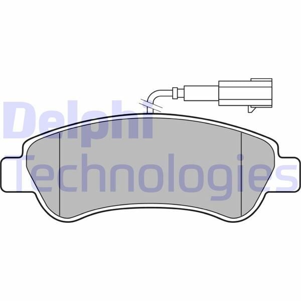 DELPHI LP3153 ARKA FREN BALATASI FİŞLİ BOXER-JUMPER-DUCATO 06> - Görsel 1
