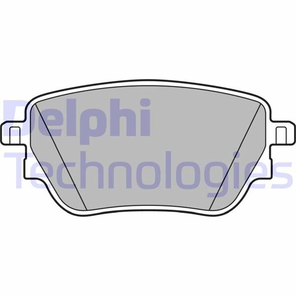 DELPHI LP3438 FREN BALATASI ARKA MERCEDES W177 V177 W247 C118 X118 H247 X247 - Görsel 1