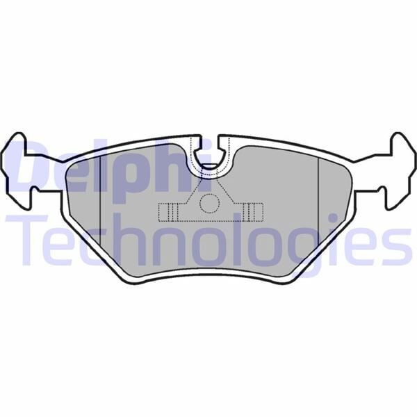 DELPHI LP555 FREN BALATASI ARKA BMW E30 E36 E46 E85 E86 - Görsel 1