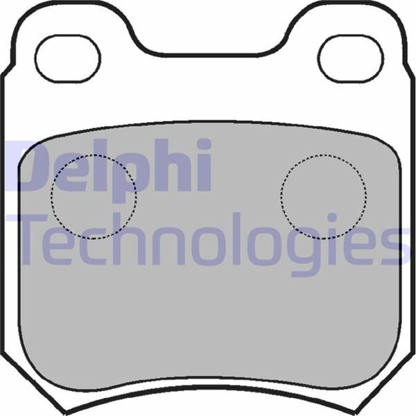 DELPHI LP590 ARKA BALATA OMEGA B 94-03 VECTRA 1.6 10.95/4.02 SAAB 9-3-5 98-03 - Görsel 1