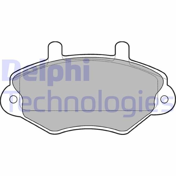 DELPHI LP767 FREN BALATASI ÖN FORD TRANSİT 92> T15-M15 - Görsel 1