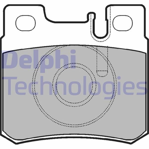 DELPHI LP946 FREN BALATASI ARKA MERCEDES W201 W202 W210 W124 R170 - Görsel 1
