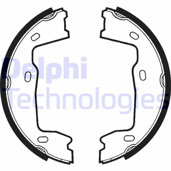 DELPHI LS1381 ARKA PABUÇ BALATA VECTRA A 88-95 VECTRA B 95-03 OMEGA 91-97 ASTRA F 91-98 - Görsel 1