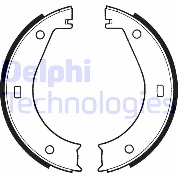 DELPHI LS1573 FREN BALATASI ARKA PARK FRENI BMW E36 E28 E34 E24 E23 E32 E38 E31 E52 - Görsel 1