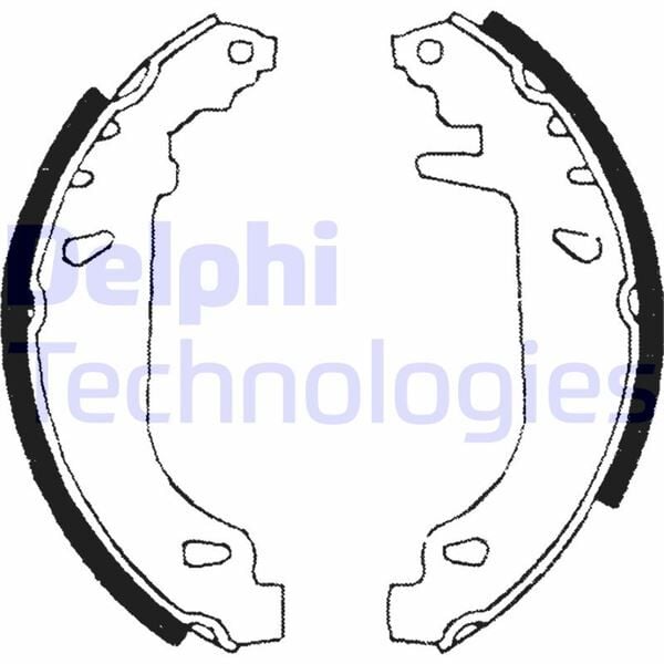 DELPHI LS1681 ARKA PABUÇ BALATA XSARA 1.5D 1.6 1.8 D 1.9D 97-00 ZX 91-97 306 1.4 1.6 1.8 2.0 93-01 180x31 - Görsel 1