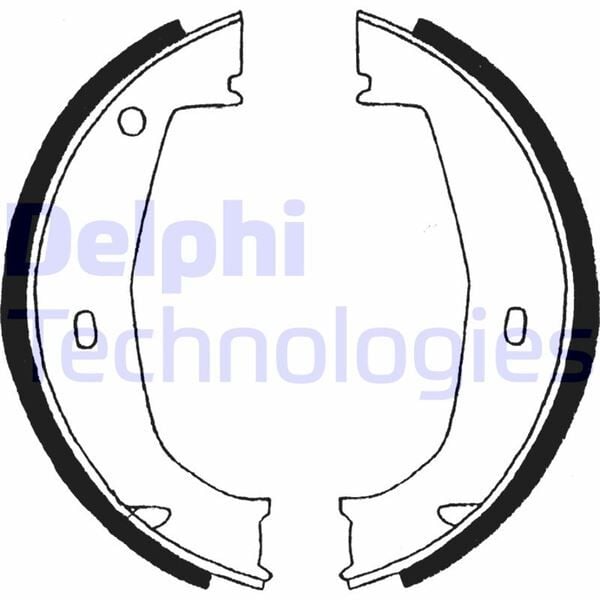 DELPHI LS1851 FREN BALATASI ARKA PARK FRENI BMW E81 E82 E87 E88 F20 E46 E90 E91 E92 E93 F30 F31 F32 F36 E85 E86 - Görsel 1