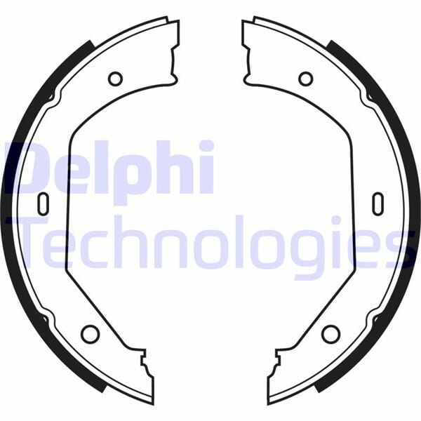 DELPHI LS1857 FREN BALATASI ARKA PARK FRENI BMW E81 F87 E46 E90 E91 E92 F30 F80 F36 F82 F83 E39 E84 - Görsel 1
