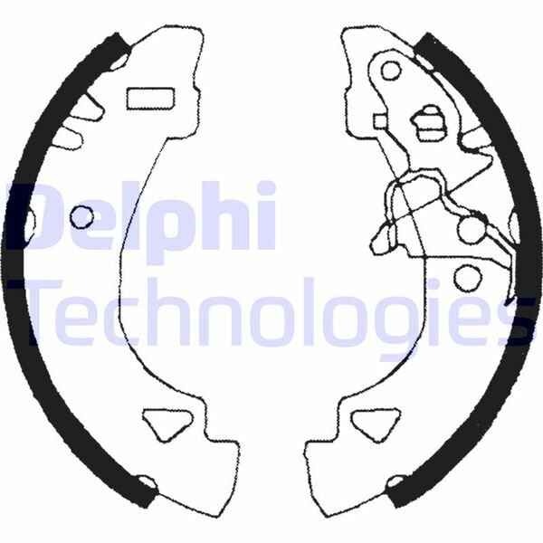 DELPHI LS1860 ARKA PABUÇ BALATA UNO 70 PANDA 95-04 - Görsel 1