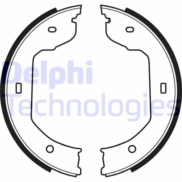 DELPHI LS1920 FREN BALATASI ARKA PARK FRENI BMW E46 E60 E63 E64 E65 F07 F01 E83 E53 E70 E71 E72 F15 F16 E85 . VW TRANSPORTER T5 TOUAREG MULTIVAN T5 - Görsel 1