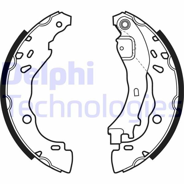 DELPHI LS1975 ARKA FREN BALATASI PABUÇ P1007 1.4 1.4HDİ 05 > C2 1.4 1.4HDİ 02 > C3 1.4 1.6 1.4HDİ 1.6HDİ 03 > 203x38 - Görsel 1
