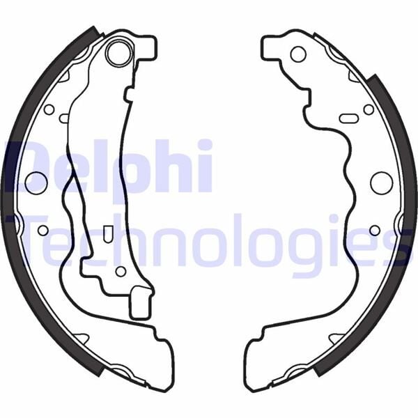DELPHI LS2022 FREN BALATASI ARKA PABUÇ RENAULT KANGOO 08> EXPRESS 21> ZOE 14> CLIO IV 12> CAPTUR I 13> SYMBOL II I 13> LOGAN II 12> DUSTER 10> DOKKER 12> SANDERO II 12> . MERCEDES CITAN W415 12> - Görsel 1