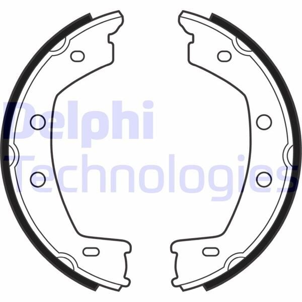 DELPHI LS2030 FREN BALATASI ARKA PARK FRENI LAND ROVER FREELANDER II L359 - Görsel 1