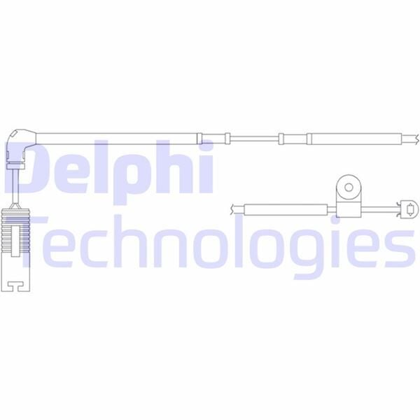 DELPHI LZ0184 BALATA FISI ARKA LAND ROVER RANGE ROVER III L322 - Görsel 1
