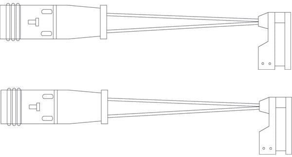 DELPHI LZ0185 BALATA FISI MERCEDES W211 S211 C292 W166 X164 W220 - Görsel 1