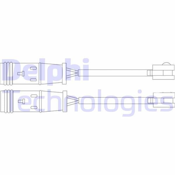 DELPHI LZ0204 BALATA FISI MERCEDES W204 C218 C219 W211 W212 W463 W166 C167 C292 W221 W222 R230 R197 CIFT - Görsel 1