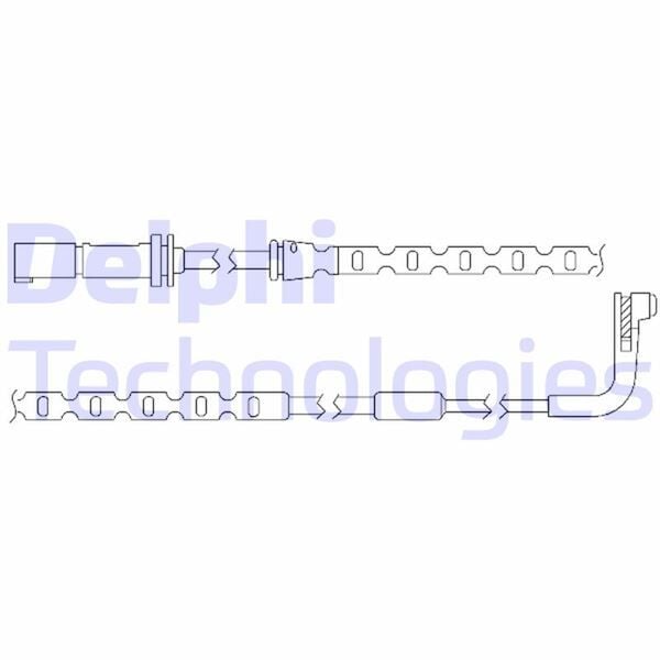 DELPHI LZ0208 BALATA FISI ARKA BMW E70 E71 E72 - Görsel 1