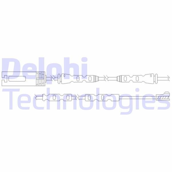 DELPHI LZ0253 BALATA FISI ON BMW E81 E82 E87 E90 E91 E92 E93 - Görsel 1