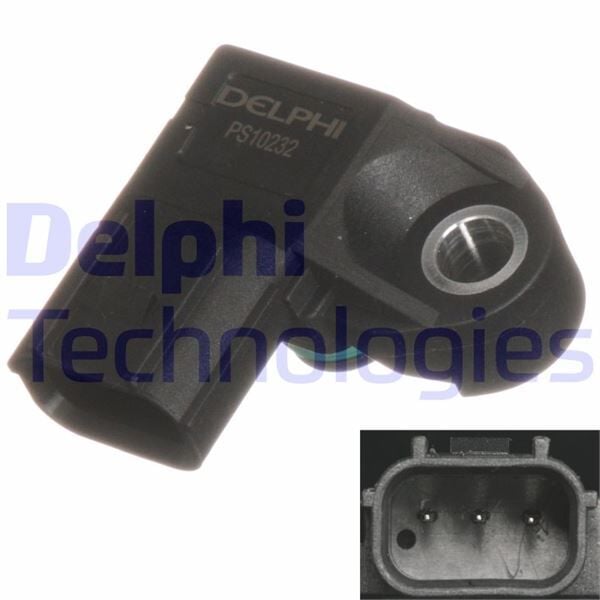 DELPHI PS10232-12B1 EMME MANİFOLD SENSÖRÜ MAP SENSÖRÜ HONDA CIVIC R16A2 R16B2 R18A2 FD6 FB7 FK2 FD1 FD7 FC5 05-22 / AC CORD 2.0L R20A3 CU1 08-> / CITY. JAZZ 1.4L L13Z1 GM1 GE6 GG6 08-> / CRV 2.0L R20A2 RE5 06-12 - Görsel 1
