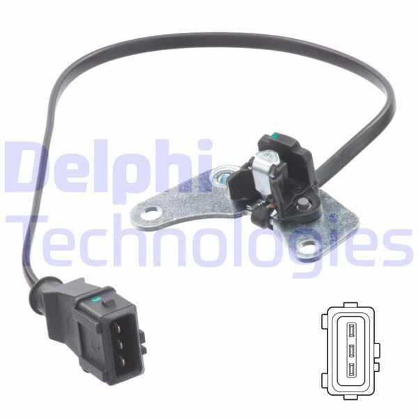 DELPHI SS11203 EKSANTRİK DEVİR SENSÖRÜ FIAT ALBEA 98>09 BRAVA 96> BRAVO 95> DOBLO 01> MAREA 00> 1.6 16V - Görsel 1