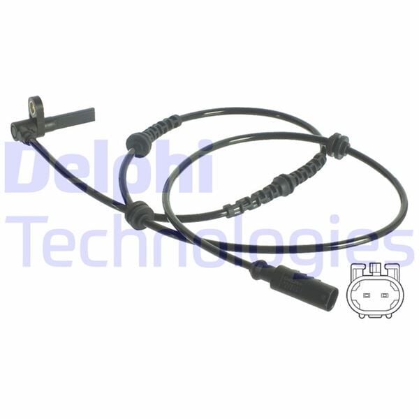 DELPHI SS20129 ÖN TEKER ABS SENSÖRÜ PEUGEOT BOXER 06> CITROEN JUMPER 06> DUCATO 06> - Görsel 1