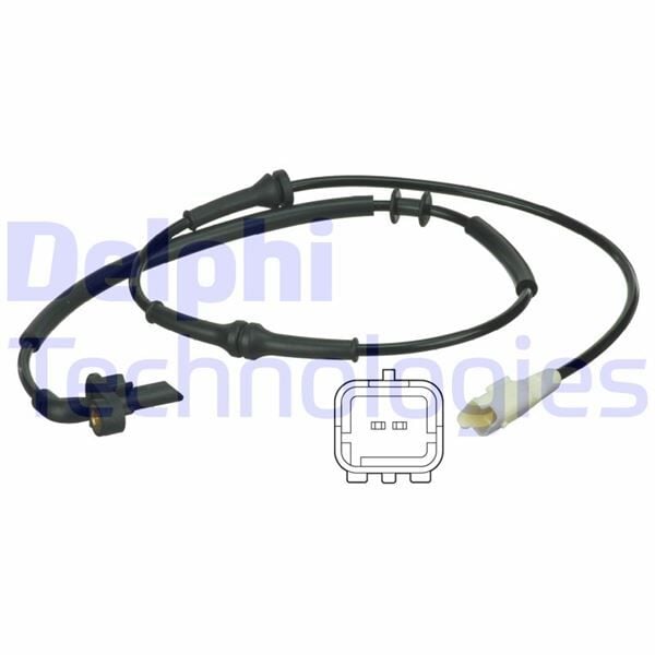 DELPHI SS20348 ABS HIZ SENSÖRÜ ARKA CITROEN BERLİNGO. BERLİNGO MULTİSPACE. XSARA PİCASSO. PEUGEOT PARTNER. PARTNER - Görsel 1