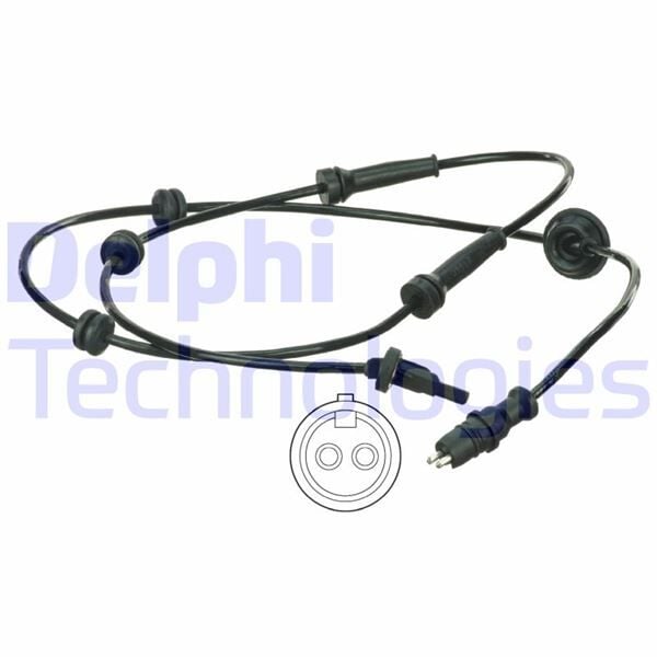 DELPHI SS20483 ABS SENSÖRÜ ÖN SAĞ FIAT DOBLO 01>08 1.3 JTD-1.4-1.9JTD - Görsel 1