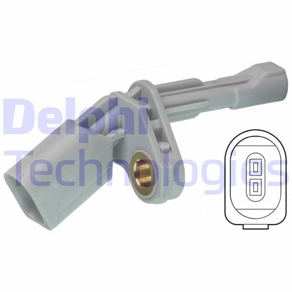 DELPHI SS20570 ABS HIZ SENSÖRÜ ARKA Q3-ALHAMBRA-SUPERB-YETI-BEETLE-EOS-GOLF-JETTA-PASSAT-TIGUAN-TOURAN - Görsel 1