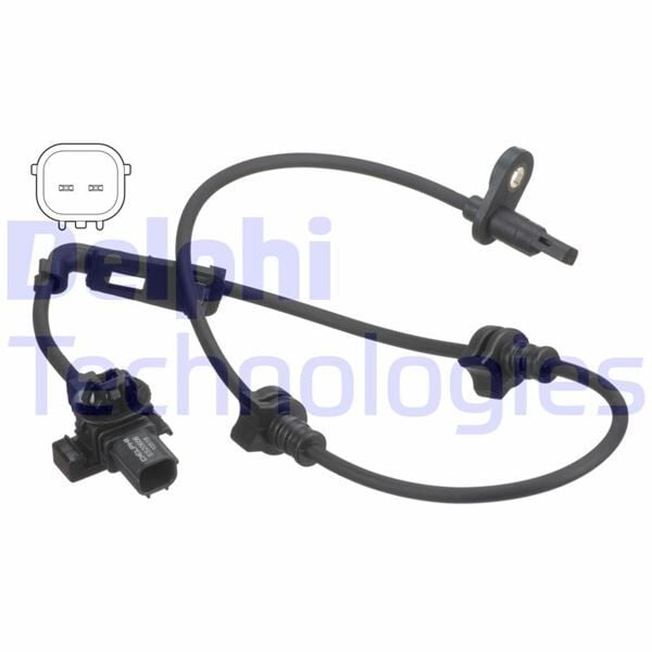 DELPHI SS20606 ABS SENSÖRÜ ÖN SOL HONDA CIVIC 1.6L R16A2 FD6 kasa SEDAN 06-12 / 1.8L R18A2 FD7 kasa 06-12 / 1.3 L Hybrid LDA2 FD3 kasa 06-> - Görsel 1