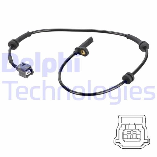 DELPHI SS20774 ABS SENSÖRÜ ÖN SAĞ-SOL RENAULT KADJAR 15> NISSAN QASHQAI II 13> J11 - Görsel 1