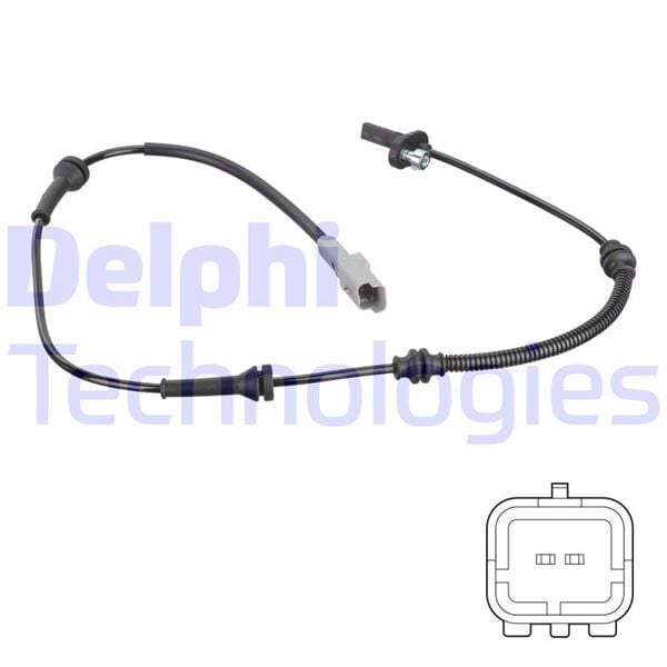 DELPHI SS20780 ABS HIZ SENSÖRÜ CITROEN C4 GRAND PİCASSO-308-308 SW 02-2013> - Görsel 1