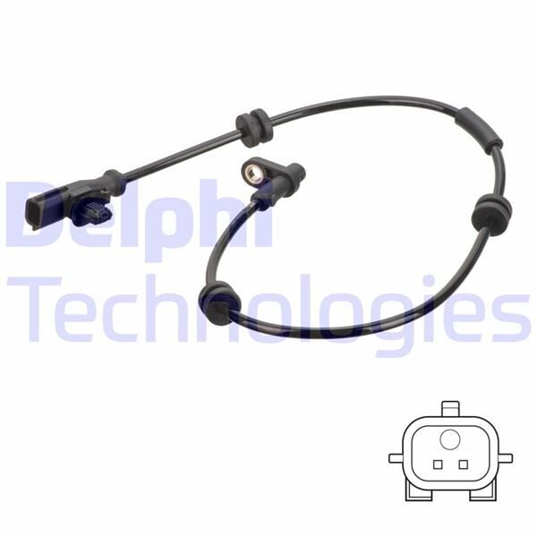 DELPHI SS20798 ABS SENSÖRÜ FORD FIESTA-B-MAX-COURIER 13> - Görsel 1